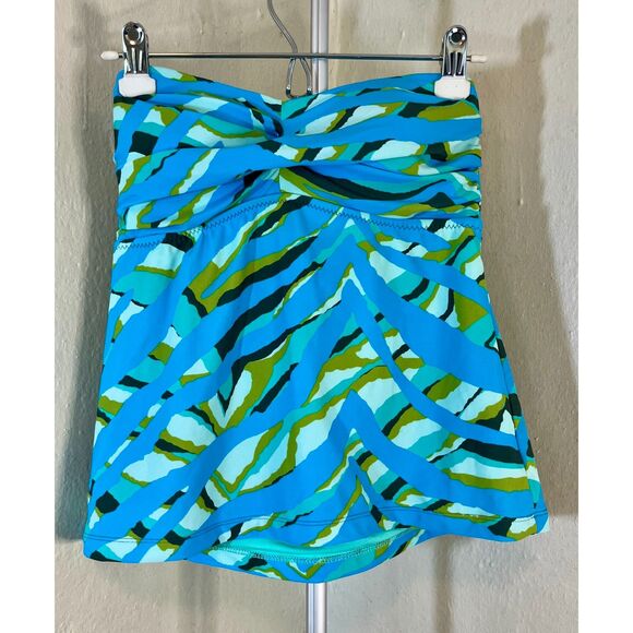 Mossimo Supply Co. Other - Mossimo Abstract Animal Print Bandeau Tankini Top - M